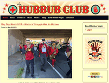 Tablet Screenshot of hubbubclub.org